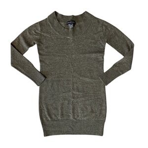 French Connection Long Gray Sweater Sz S